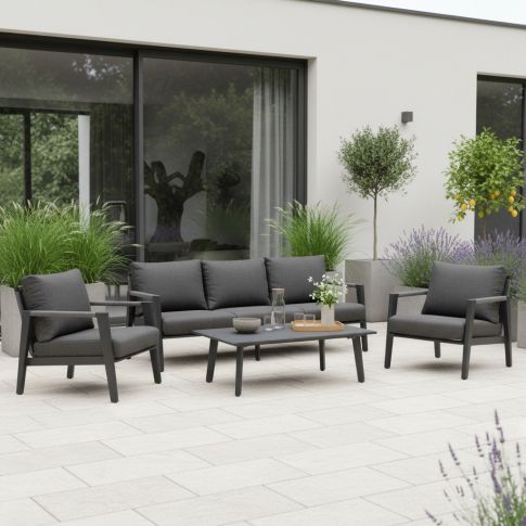 Lounge Gruppe Salo 4-tlg. Rope