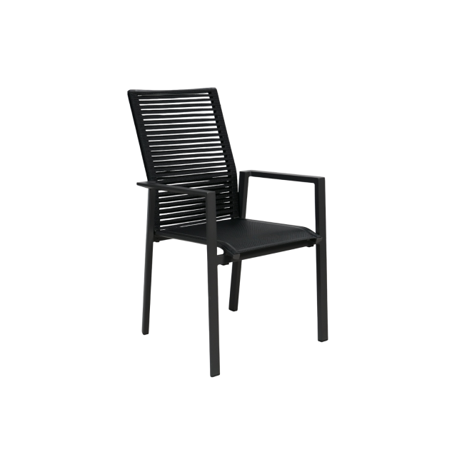 Stapelsessel Mailand Schwarz 