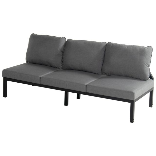 Marie Bench Loungbank Liege mid grey