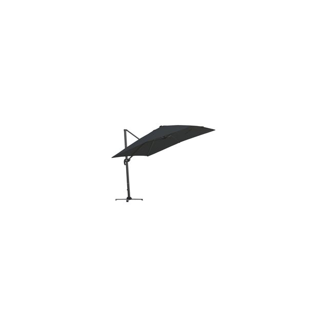 Ampelschirm Monaco 300x300cm - Bezug grau