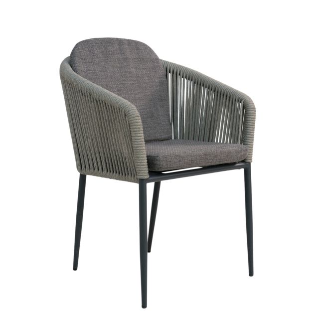 Stapelsessel "Apollo" mixed grey extra breit / extra hoch