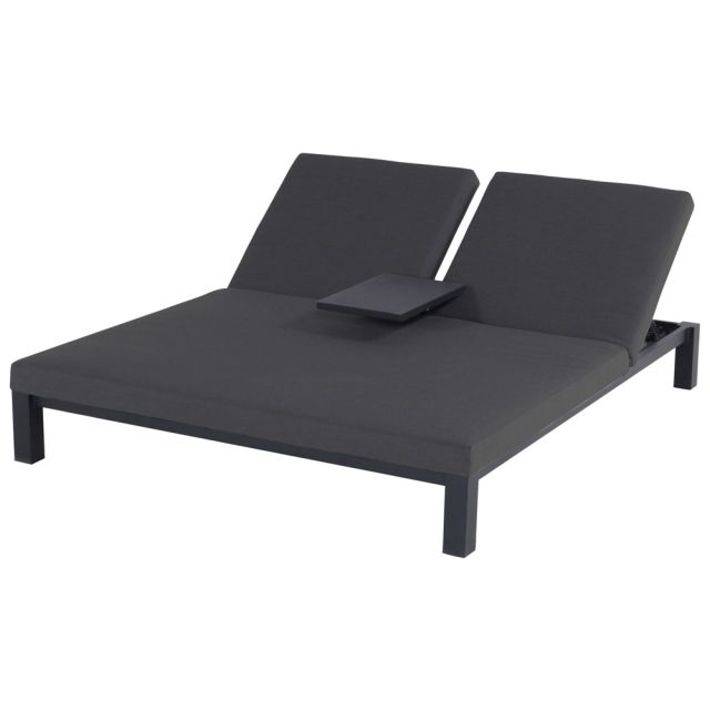 Eva Lounger Double black Sunbrella