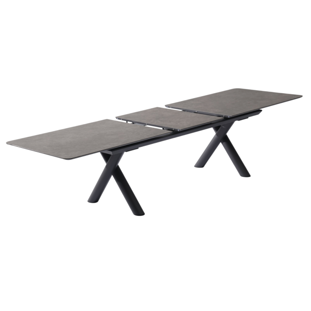 Ausziehtisch "Apollo" anthrazit 200-260cm