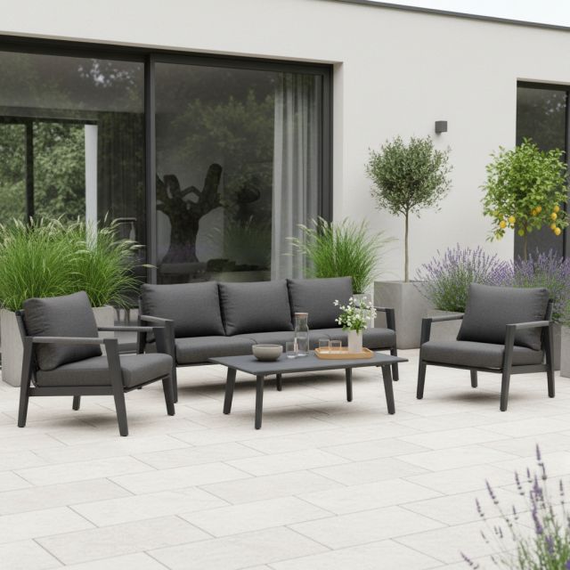 Lounge Gruppe Salo 4-tlg. Rope