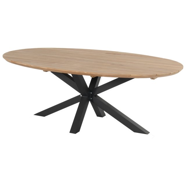 Stephanie Dining Tisch Teak 240x140x76cm oval