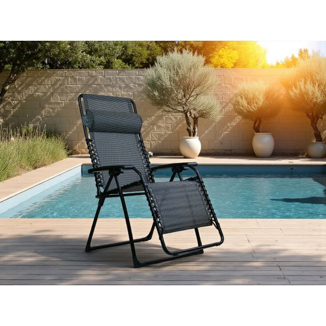 Relaxliege Oasi Alu Medici new Black