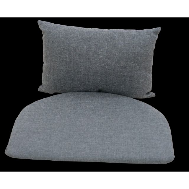 Sitzkissen Lana 2er Set anthrazit