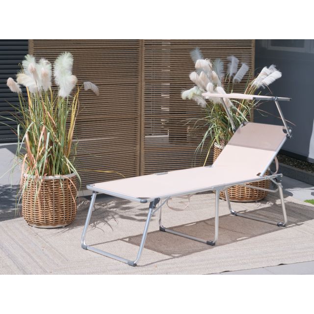 Mykonos Campingliege taupe