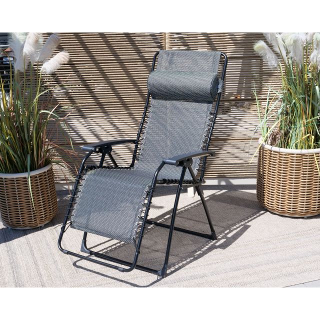Relaxliege Oasi Alu Medici XL new Black 