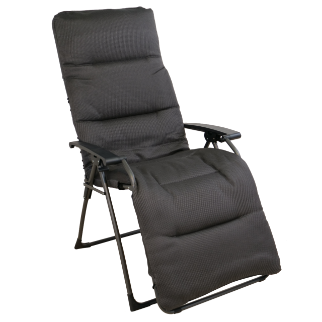 Relaxauflage "Garda XL Anthrazit" für Relaxliege XL oder Bäderliege 