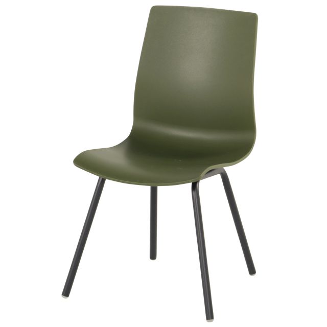 Sophie Rondo Wave Dining Chair moss green