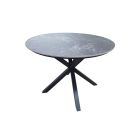 Tisch Orbit 120cm rund Sinterstone anthrazit 