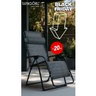 Relaxliege Oasi Alu Medici new Black