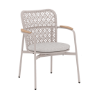 LIOX Armlehnsessel Light Taupe Rope 