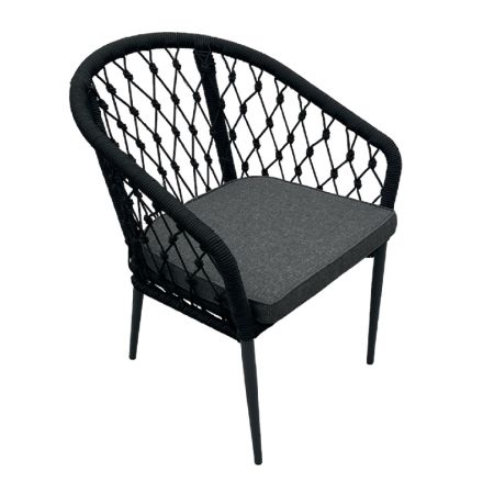 Stapelsessel Lugano black