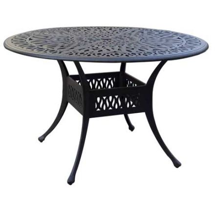 Tisch Amalfi XL Ø 120cm - bronze