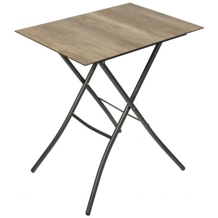 HPL-Klapptisch 50x70cm - Holz-Dekor