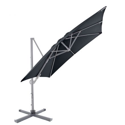 Roma Ampelschirm 3x3 Tilt, grau