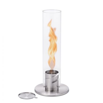 SPIN 90 Tischfeuer silber