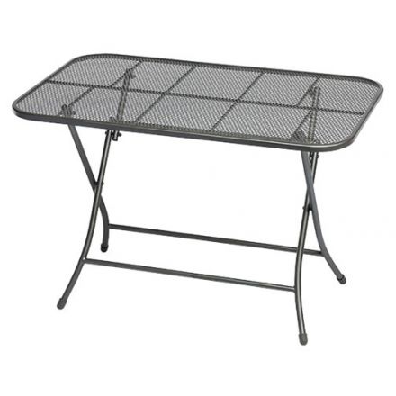 Streckmetall-Klapptisch 110x70cm eisengrau