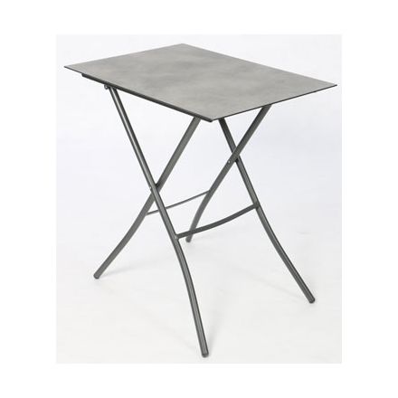 HPL Klapptisch 50x70cm - Schiefer-Dekor